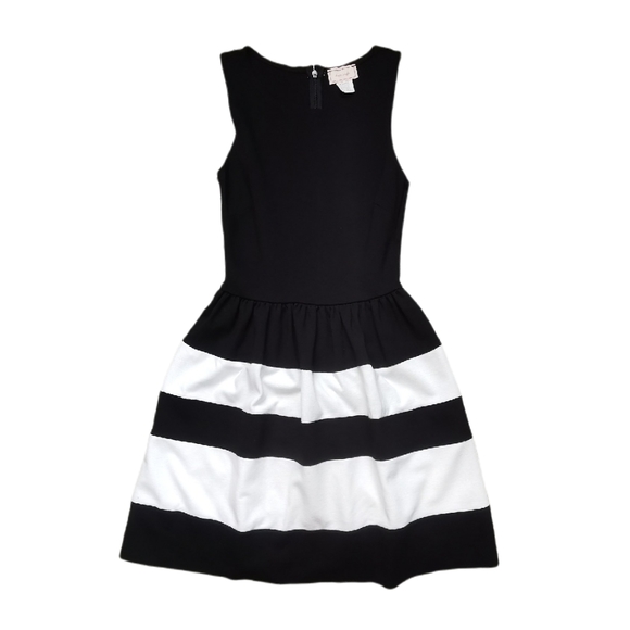 SIZE XS LOVE...ADY, Fit & Flare Black & White Party Dress EUC - Picture 3 of 9